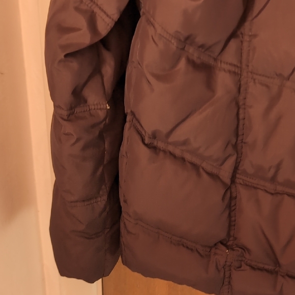 Tommy Hilfiger Chocolate Puffer Jacket - Picture 3 of 7